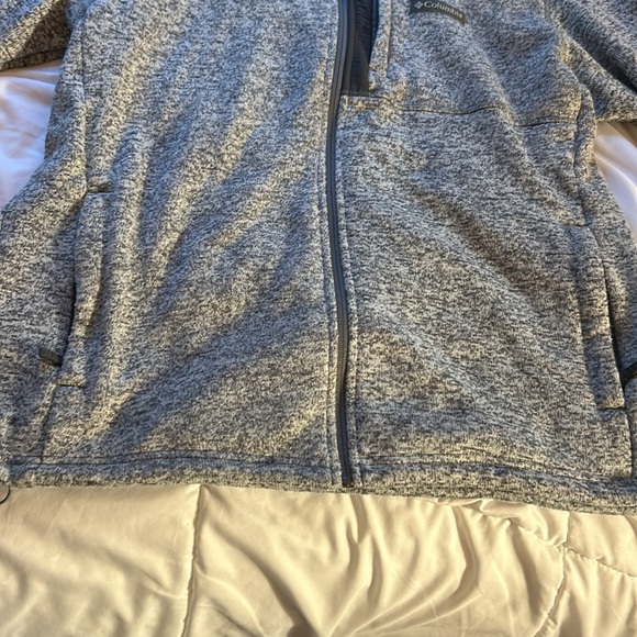 Columbia Men’s Grey Quarter Zip Sweater Size XL - Picture 4 of 6